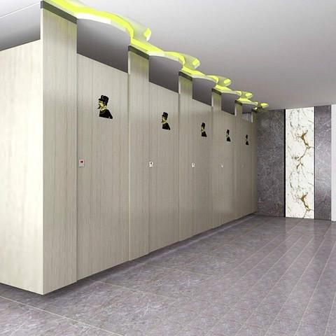 盈客YK-005-012高端衛(wèi)生間隔斷 抗倍特板的卓越設(shè)計與細節(jié)